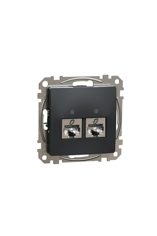 SednaÚj adatcsatlakozó dugalj STP RJ45 8(8) Cat6A(IEC) falonkívüli süllyesztett Schneider - SDD114467S