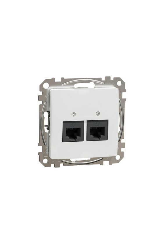 SednaÚj adatcsatlakozó dugalj UTP RJ45 8(8) Cat6 süllyesztett fehér Schneider - SDD111462