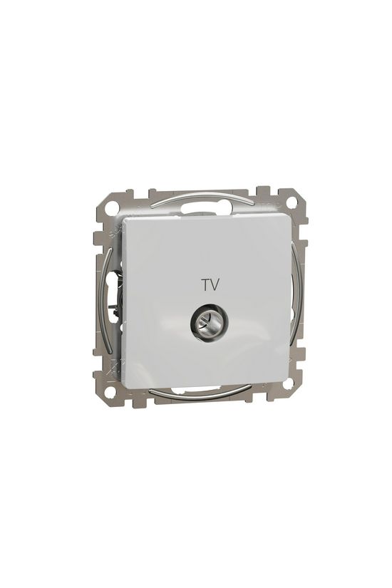 SednaÚj antenna aljzat betét közp. fedéllel TV koax végzáró 4dB műanyag alumínium Schneider - SDD113471