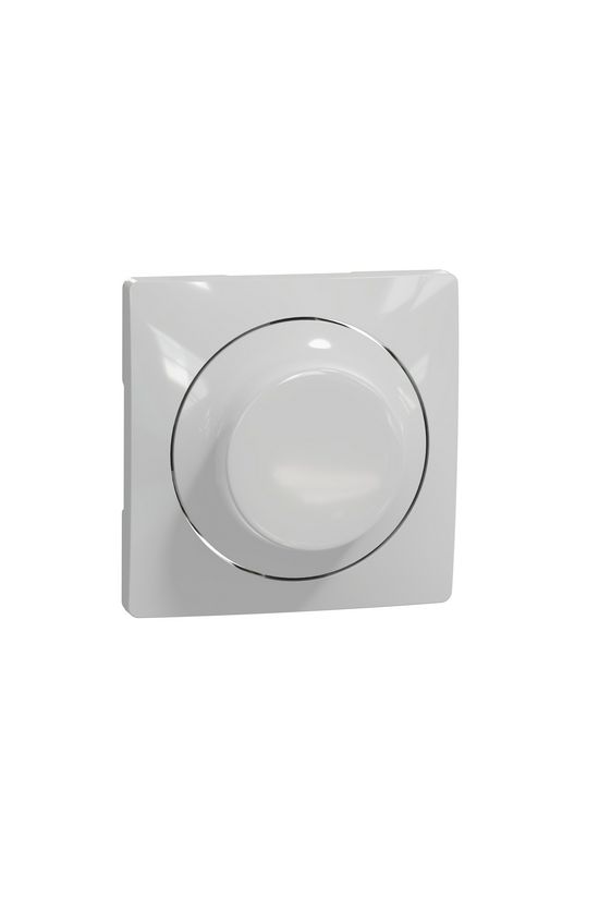 SednaÚj fedlap fényerőszabályzóhoz betét közp. fedéllel forgató-/nyomó alumínium Schneider - SDD113503