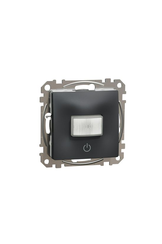 SednaÚj mozgásérzékelő nyomóval 160° 10A antracit 2200W 230V IP20 süllyesztett Schneider - SDD114504