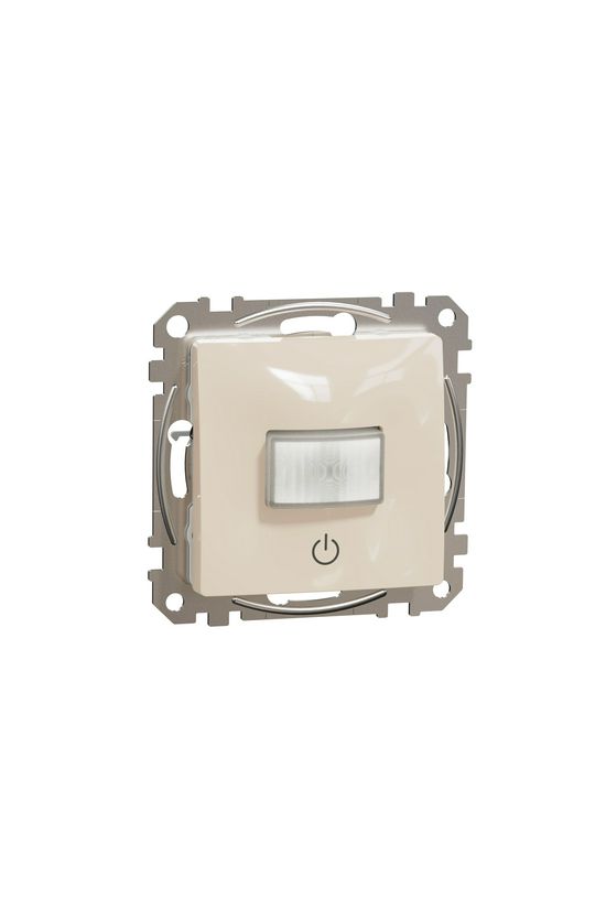 SednaÚj mozgásérzékelő nyomóval 160° 10A bézs 2200W 230V IP20 süllyesztett Schneider - SDD112504