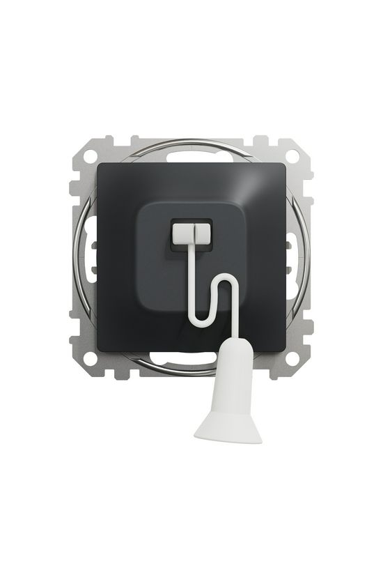 SednaÚj N101 nyomó betét közp. fedéllel 1- húzózsinór antracit IP20 süllyesztett dmax. Schneider - SDD114122