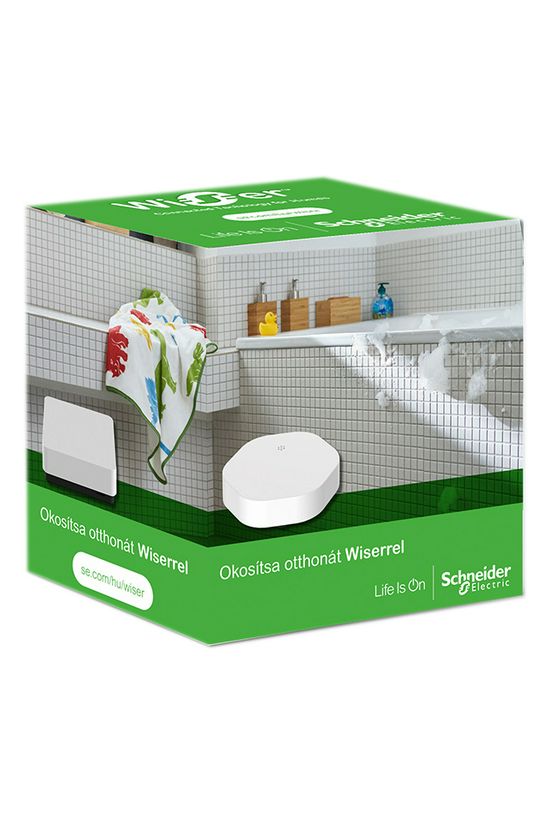 SednaWiser fürdőszobai csomag betét közp. fedéllel fehér 10A elektronikus süllyesztett Schneider - EEE_WISER_03F