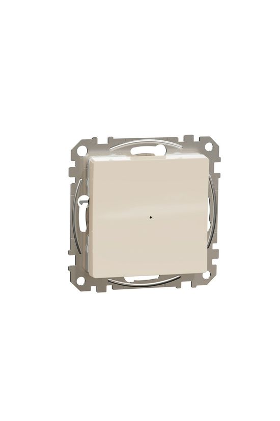 SednaWiser LED fényerőszabályzó univerzális WiFi betét nyomógomb 100W/LED bézs Schneider - SDD112381