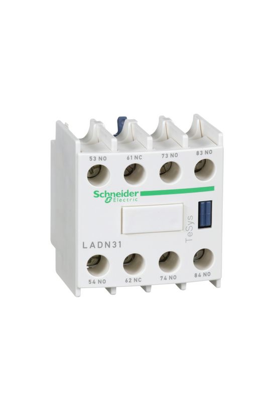 Segédérintkező blokk D-hez előlapra rádugható 3-z 1-ny 10A/AC15/230V TeSys LAD-N Schneider - LADN31