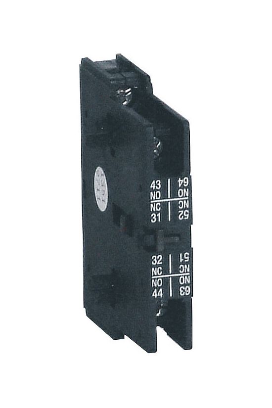 Segédérintkező blokk DIL-K4...11-hez 2v 1z 1ny 6A/AC15/230V oldalra csavaros S-11 Ganz KK - 202-4527-001