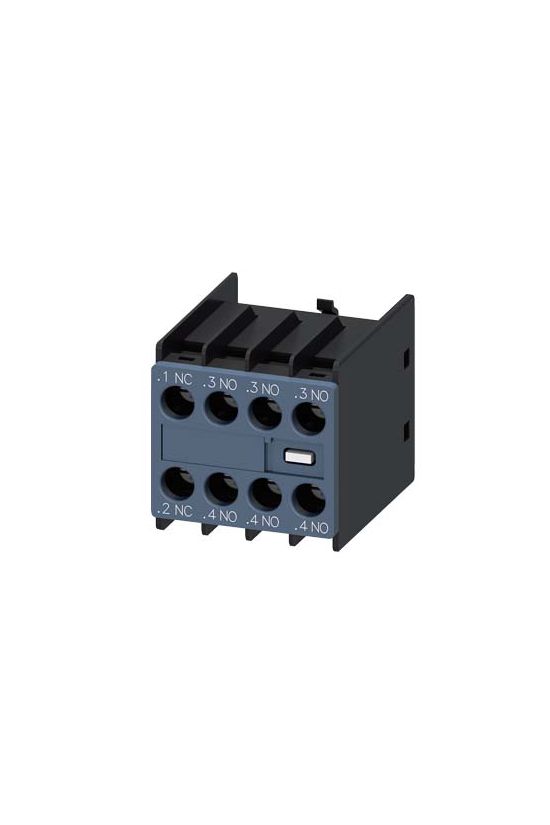 Segédérintkező blokk homlokoldali 3RH(T)2--höz 3z 1ny 6A/AC15/230V csavaros SIRIUS SIEMENS - 3RH2911-1HA31