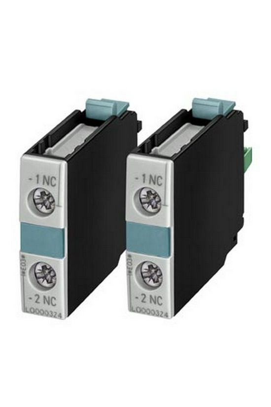 Segédérintkező blokk S00-12-höz 2v 1z 6A/AC15/230V előlapra csavaros SIRIUS SIEMENS - 3RH1921-1CA10