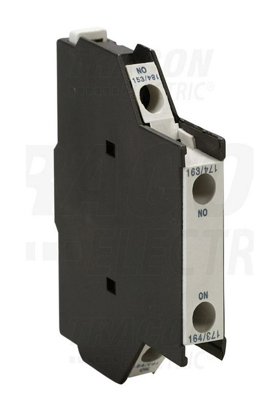 Segédérintkező blokk TR1D/F/E-hez oldalra 1ny 1z 2v 2A/AC15/230V csavaros TRACON - TR8-DN11