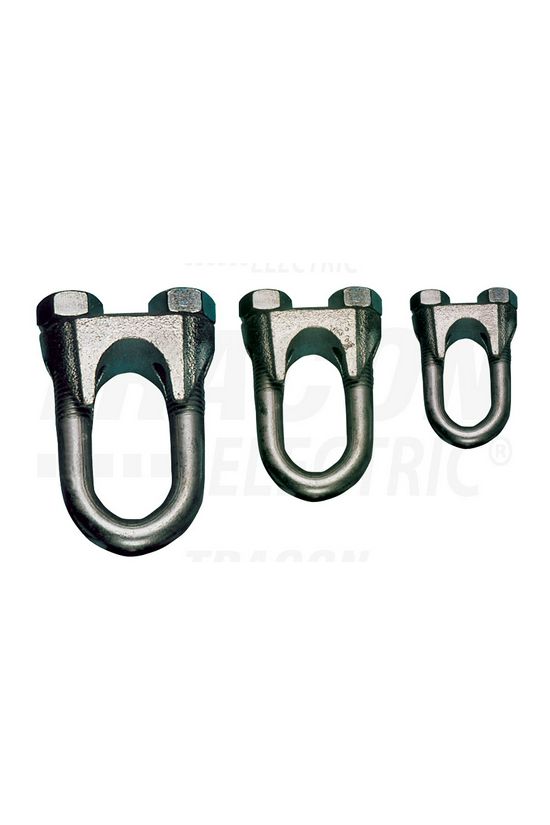 Sodronyszorító bilincs U-profil 8-9mm TRACON - U09