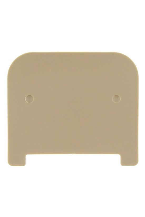 Sorkapocs elválasztólap bézs 1.5mm-va TW 2,5-10 BG CONTA-CLIP - 2002.2