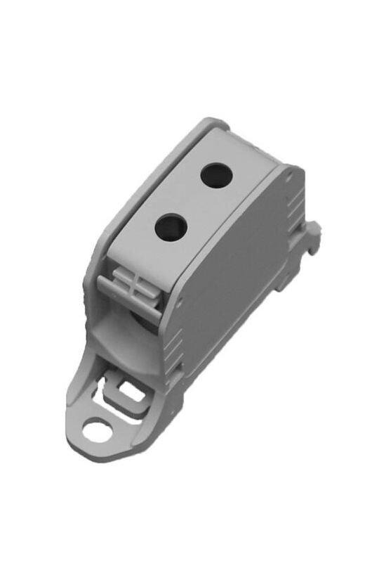 Sorkapocs TS35 Al/Cu 1 x 2 x 6-50mm2/sokerű 150A szürke csavaros csavaros RKA 50 L G LEIPOLD - 087310-0-3