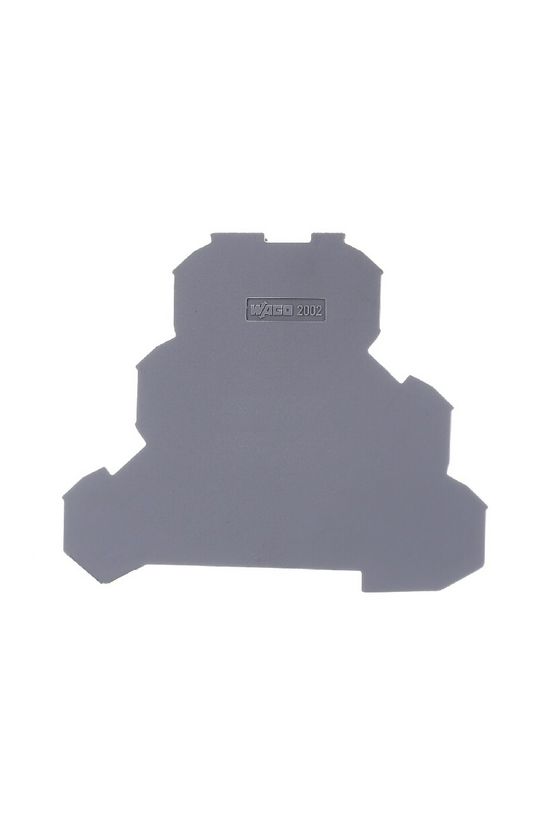 Sorkapocs vég-/elválasztólap szürke 0.8mm-va WAGO - 2002-3291