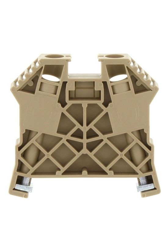 Sorkapocs végbak TS35 csavaros műanyag bézs ES 35/2/K BG CONTA-CLIP - 2826.2