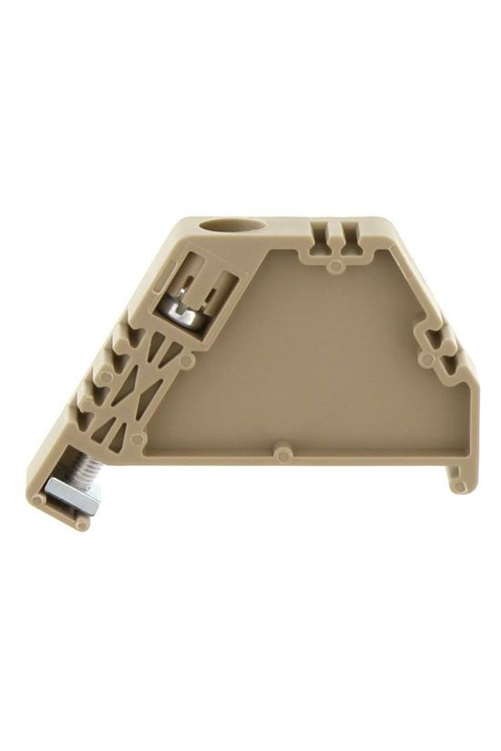 Sorkapocs végbak TS35 csavaros műanyag bézs ES 35 BG CONTA-CLIP - 2005.2