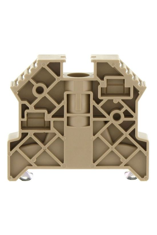 Sorkapocs végbak TS35 csavaros műanyag bézs ES 35/K/ST BG CONTA-CLIP - 2828.0