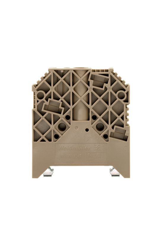 Sorkapocs végbak TS35 csavaros műanyag bézs WEW 35/1 Weidmüller - 1059000000