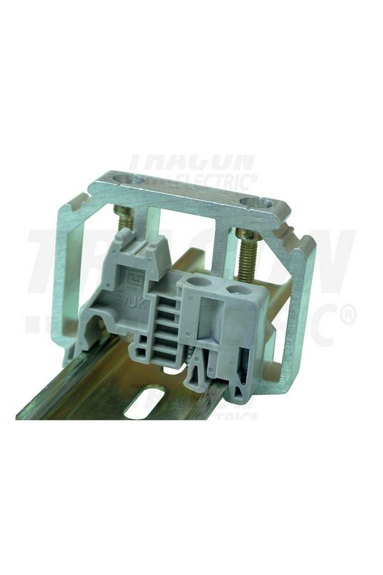 Sorkapocs végbak TSKA2,5...35-höz csavaros műanyag szürke TRACON - RE1