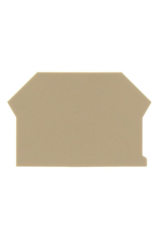 Sorkapocs véglap SRK2,5/2A-SRK10/2A,RK2,5-4,RK6-10,TSK,FF,SF bézs AP 2,5-10 BG CONTA-CLIP - 2001.2