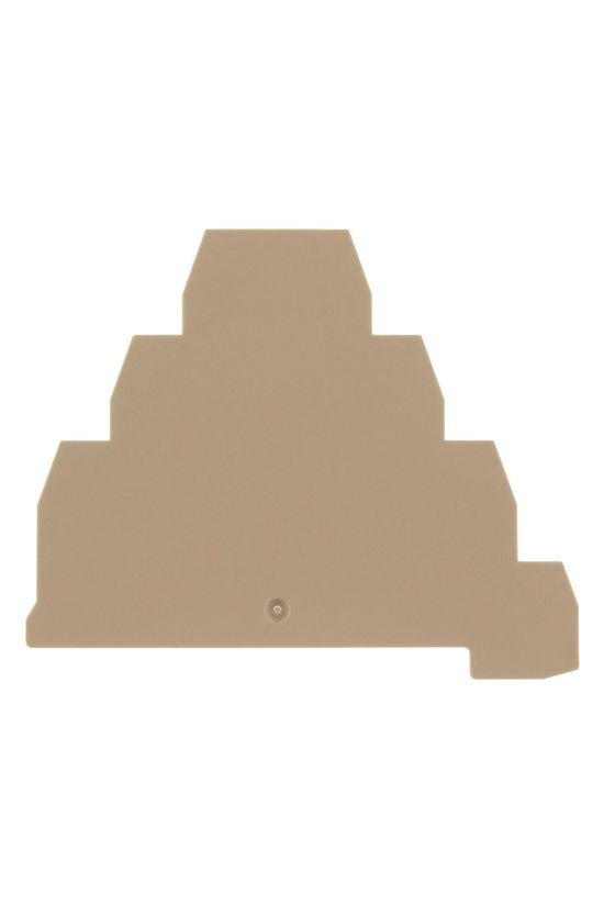 Sorkapocs véglap VMAK2,5 sorkapocshoz bézs 1.5mm-va AP VMAK 2,5 BG CONTA-CLIP - 2862.2