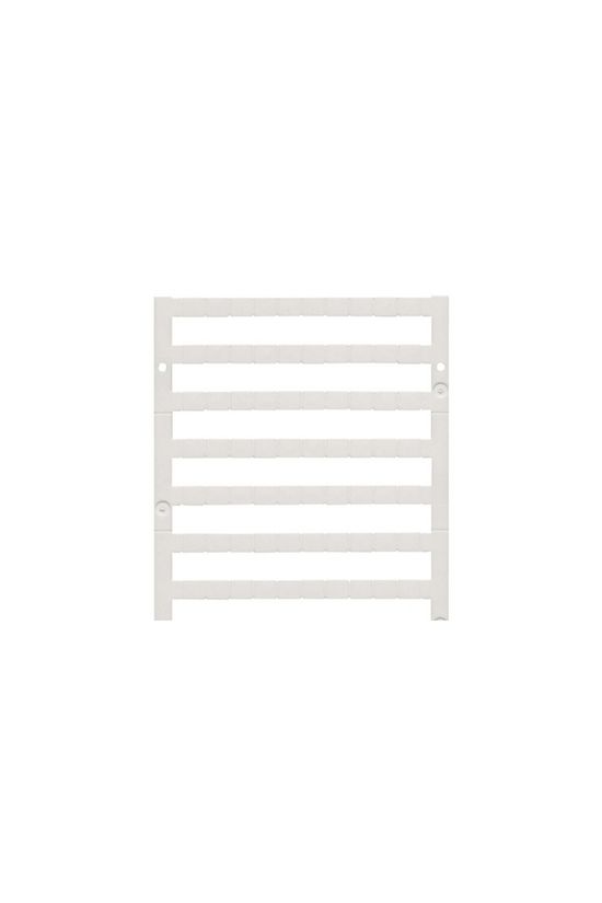 Sorkapocsjelölő lap feliratozható 6x5mm fehér 6mm-modultáv DEK 5/6 PLUS MC NE WS Weidmüller - 1011320000