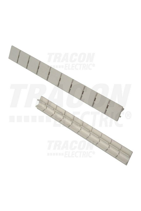 Sorkapocsjelölő TSKA, TSKB sorkapocshoz fehér 5mm-modultáv TRACON - J5