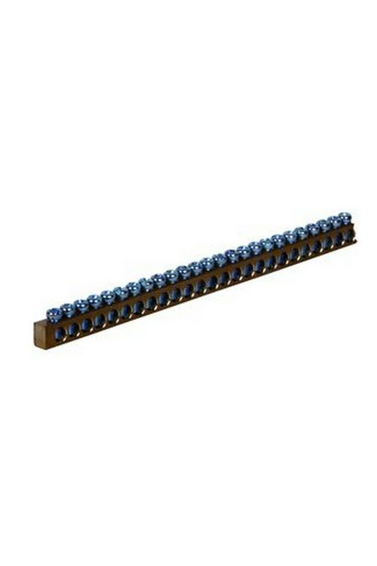 Sorkapocssín 63A 9x6,5x1000mm M5 1P csavaros 153csatl./16mm2 NL-SL MKS1/63 Pollmann - 2020537