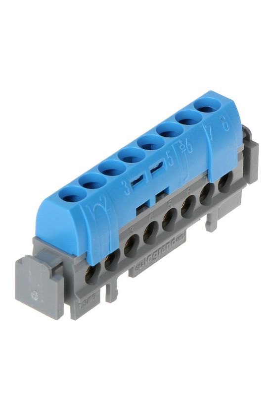 Sorkapocssín N szigetelt 8x1,5-16mm2 kék 80A réz kezeletlen Lexic LEGRAND - 004842