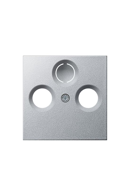 ST55 fedlap TV-R-SAT központi fedlap alumínium IP20 műanyag csavar GIRA - 086926