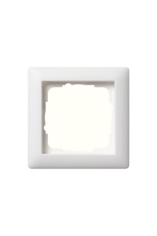 ST55 keret 1-es vízszintes és függőleges műanyag fehér matt GIRA - 021104