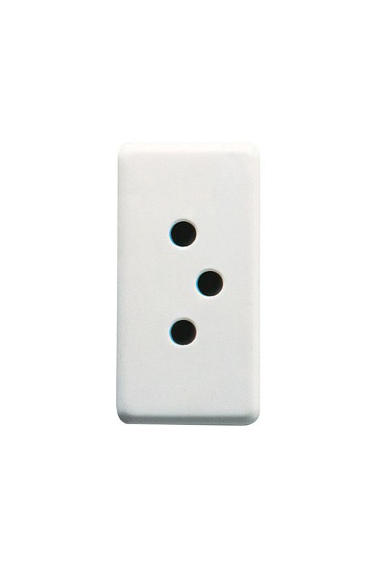 System 102 dugalj svájci szabvány Typ12 gyerekzárral fehér IP41 modultartó csavaros GEWISS - GW20351