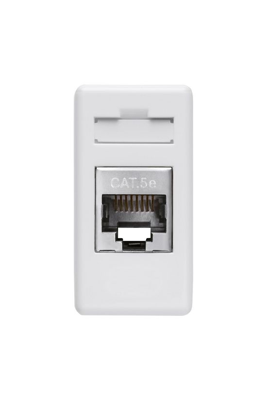 System adatcsatlakozó dugalj FTP 1M RJ45 8(8) Cat5e falonkívüli süllyesztett fehér GEWISS - GW20243