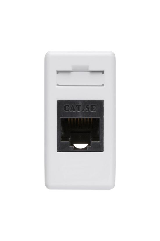 System adatcsatlakozó dugalj FTP 1M RJ45 8(8) Cat5e falonkívüli süllyesztett fehér GEWISS - GW20271