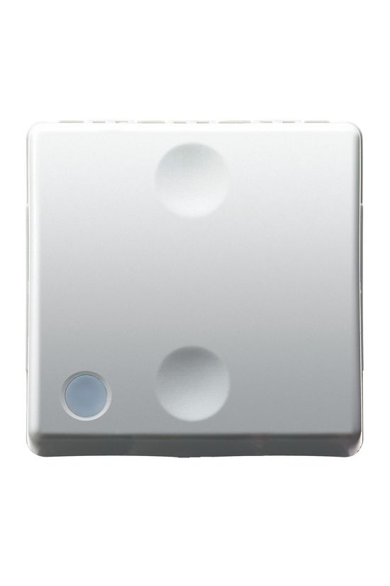 System N101 nyomó moduláris 2M 1- nyomó/érintő 1z fehér 1P IP41 jelzőfény beépített GEWISS - GW20527