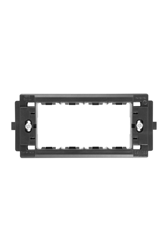 System/Virna szerelőkeret (IT) süllyesztett vízszintes 4M/vízsz. csavar GEWISS - GW24202