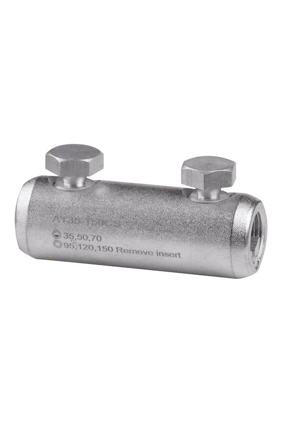 Toldóhüvely szigeteletlen M17-szakadófejes 309A 2-csavaros 35-150mm2-aluRM 35-150mm2-aluRE TRACON - AT35-150CS