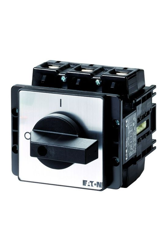 Szakaszoló be-ki kapcsoló 160A 3P 45kW/400VAC-3 beépíthető fix fekete P5-160/E EATON - 280921