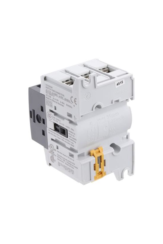 Szakaszoló be-ki kapcsoló alapkészülék 80A 3P ráépíthető sorolható fix Sirco M2 SOCOMEC - 22003008