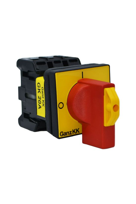 Szakaszoló fő- és vészkapcsoló 20A 3P 690V beépíthető fix zárható GK20A-T203/04E Ganz KK - 610-0202-306