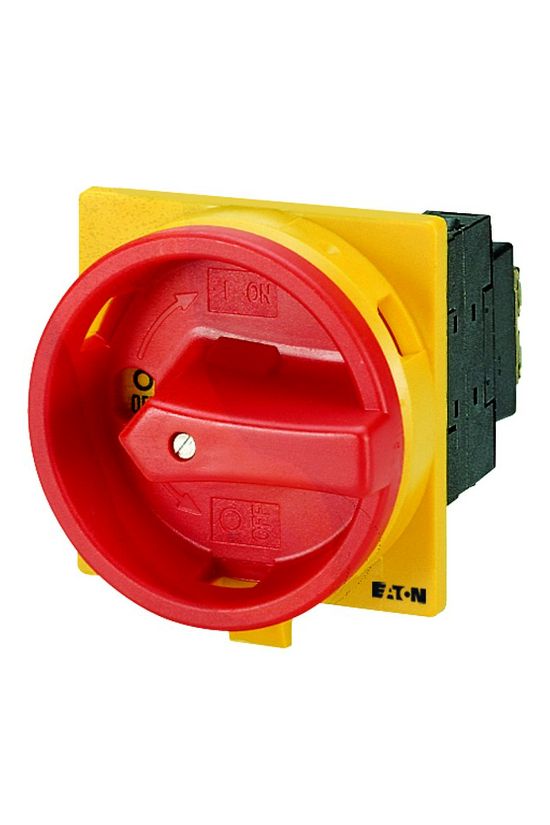 Szakaszoló fő- és vészkapcsoló 32A 3P 13kW/400VAC-3 beépíthető fix piros P1-32/EA/SVB EATON - 081438