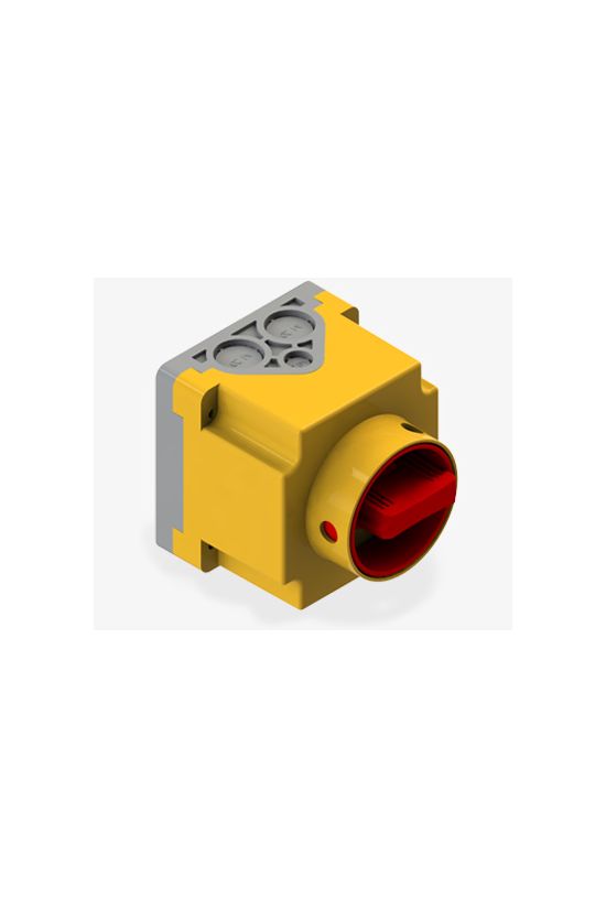 Szakaszoló fő- és vészkapcsoló 40A 4P 11kW/400VAC-3 ráépíthető tokozott A 251/22.I2N1850-S MERZ - MZ20056