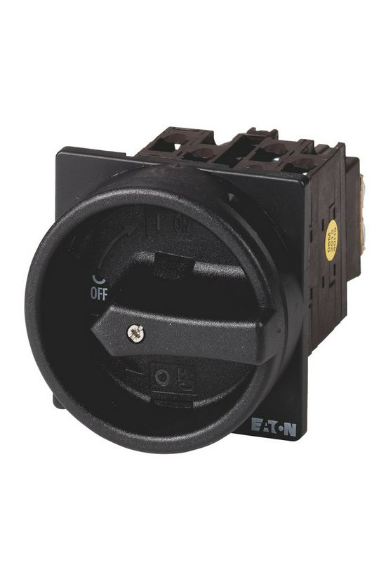 Szakaszoló főkapcsoló 20A 3P 5.5kW/400VAC-3 előlapi központos fix fekete T0-2-1/EA/SVB-SW EATON - 041246