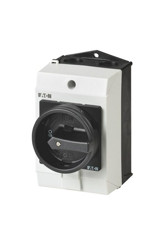 Szakaszoló főkapcsoló 20A 3P 5.5kW/400VAC-3 ráépíthető tokozott fekete T0-2-15679/I1/SVB-SW EATON - 207150