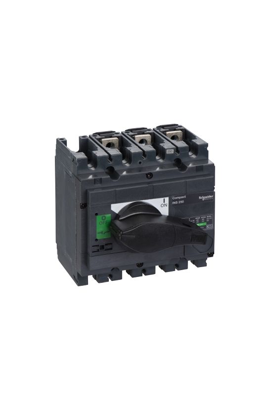 Szakaszoló főkapcsoló 250A 0-690V 3P ráépíthető beépíthető előlapi központos INS250250 Schneider - 31106