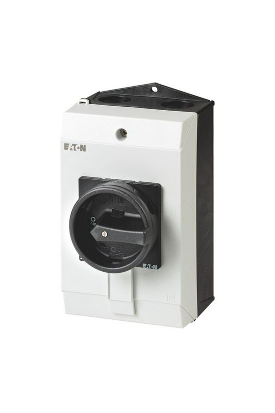 Szakaszoló főkapcsoló 32A 3P 13kW/400VAC-3 ráépíthető tokozott fekete P1-32/I2/SVB-SW EATON - 207315