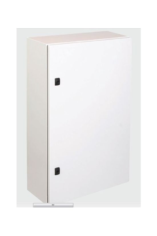 Szekrény fali acél szerelőlappal 1000mm 800mmx 300mmx IP66 szürke EO EAE - EO1008030