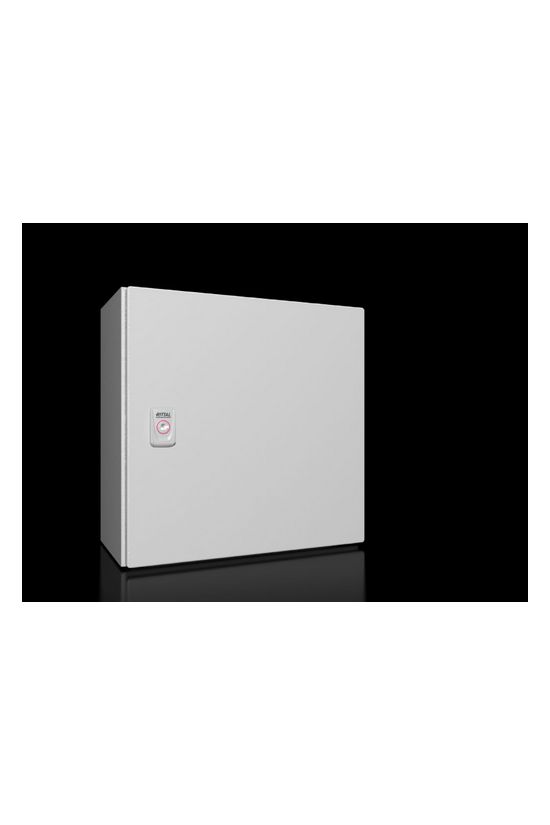 Szekrény fali teli ajtós acél szerelőlappal 380mm x 380mm x 210mm IP66 AX 1380.000 Rittal - 1380000