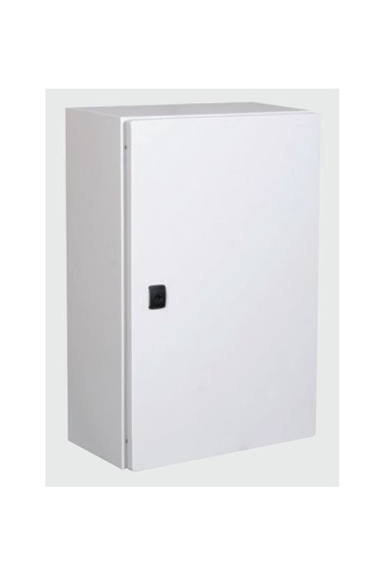 Szekrény fali acél szerelőlappal 600mm 600mmx 200mmx IP66 szürke EO EAE - EO606020