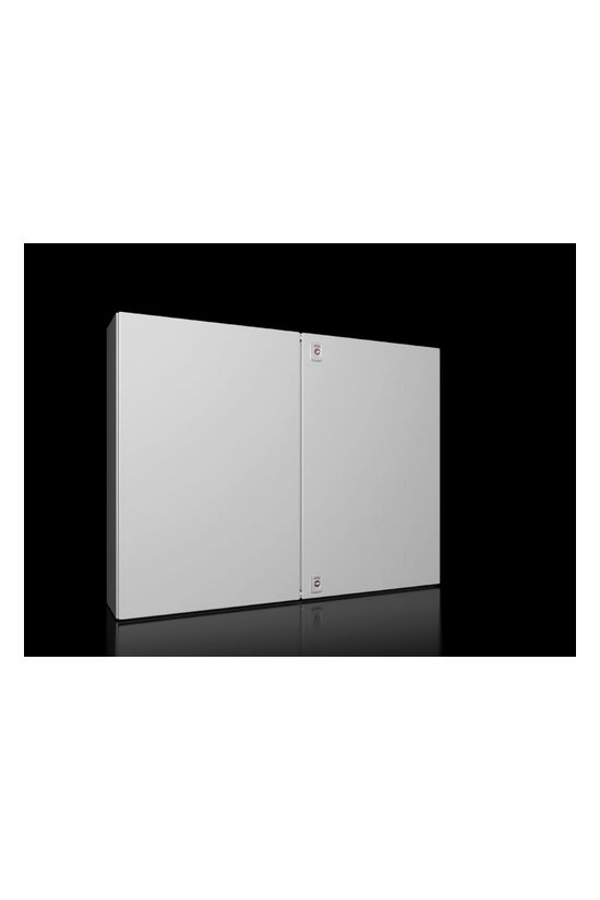 Szekrény fali teli ajtós acél szerelőlappal 760mm x 1000mm x 210mm IP55 AX 1100.000 Rittal - 1100000